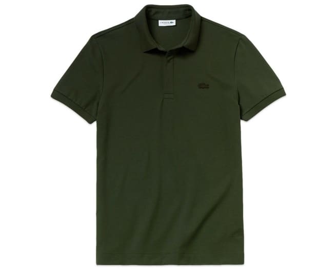 Olive green deals lacoste shirt