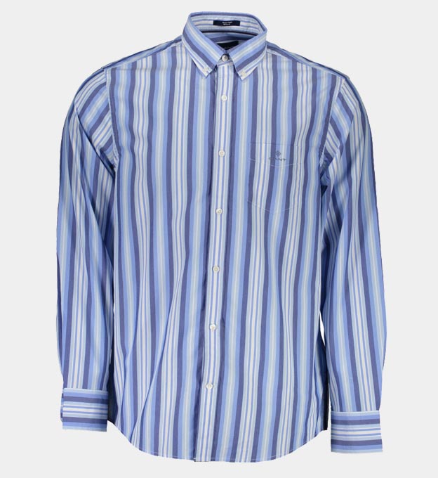 Gant Shirt Mens Light Blue