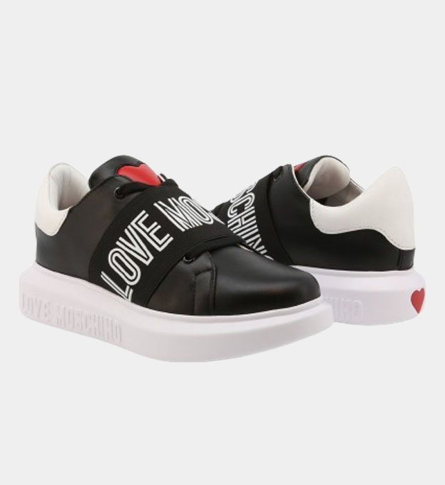 Love Moschino Sneakers Womens Black at TagDeal