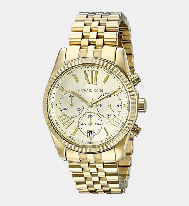 Michael Kors Watch Womens Yellow Gold