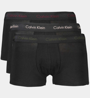 Calvin Klein 3 Pack Boxers Mens Black