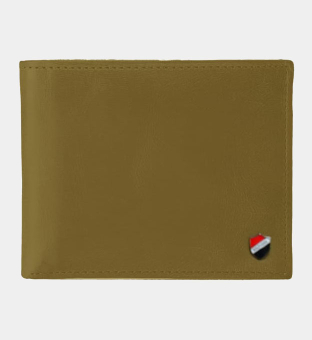 Tommy Hilfiger Leather Wallet Mens Yellow-Green