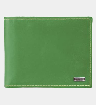 Tommy Hilfiger Leather Wallet Mens Forest Green