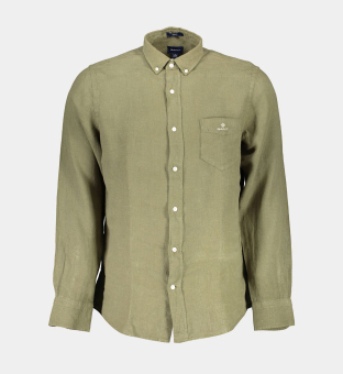 Gant Shirt Mens Green