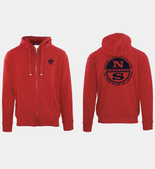 North Sails Sweatshirt Mens Red