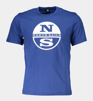 North Sails T-shirt Mens Royal  Blue