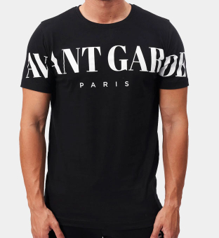 Avant Garde T-shirt Mens Black