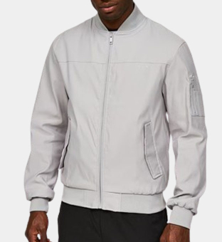 Closure London Jacket Mens Pale Grey