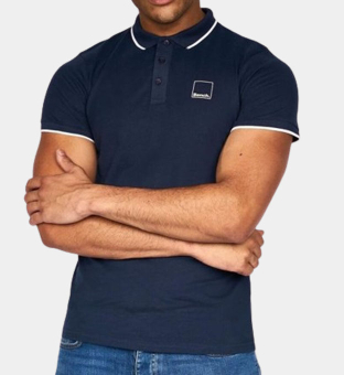 Bench Polo Shirt Mens Navy