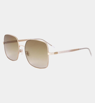 Hugo Boss Sunglasses Womens Matte White Gold