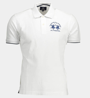 LA Martina Polo Shirt Mens White