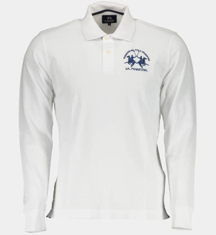 LA Martina Polo Shirt Mens White