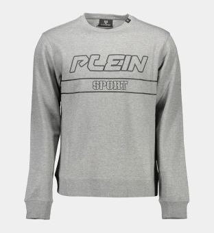 Plein Sport Hoody Mens Grey