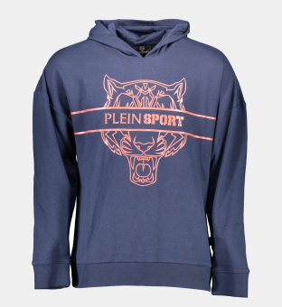 Plein Sport Hoody Mens Blue