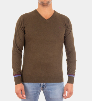 Harmont & Blaine Knitwear Mens Olive