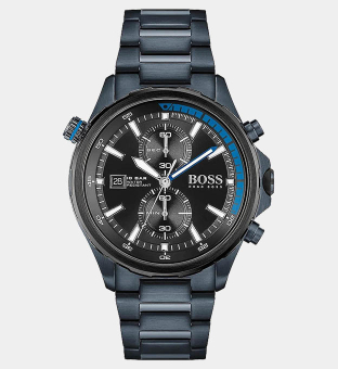 Hugo Boss Watch Mens Black Blue 