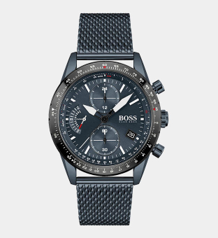 Hugo Boss Watch Mens Blue Black 