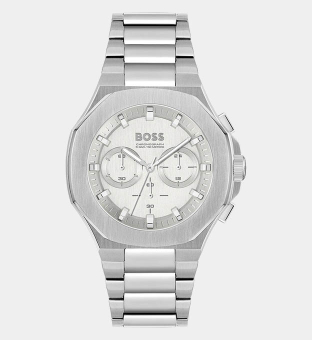 Hugo Boss Watch Mens White Grey 