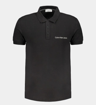 Calvin Klein Polo Shirt Mens Black