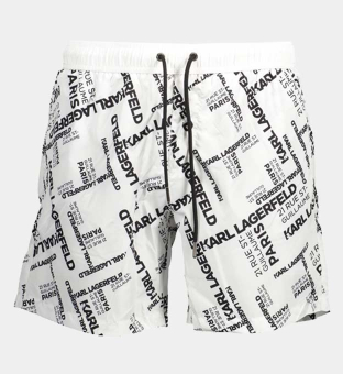 Karl Lagerfeld Shorts Mens White