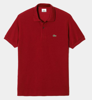 Lacoste Polo Shirt Mens Red