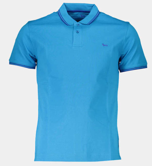 Harmont & Blaine Polo Shirt Mens Light Blue