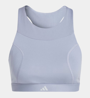 adidas Sports Bra Womens Silver Violet