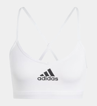 adidas Sports Bra Womens White  Black