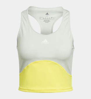 adidas Top Womens Green Yellow