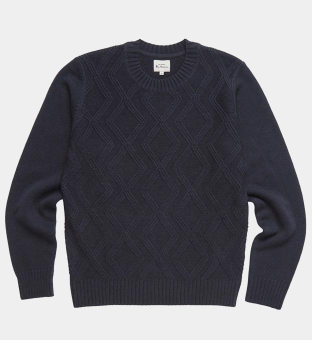 Ben Sherman Jumper Mens Dark Navy