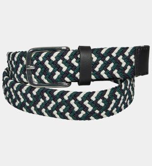 Ben Sherman Belt Mens Green Navy White