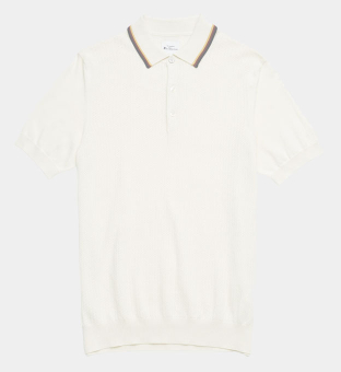 Ben Sherman Polo Shirt Mens Ivory