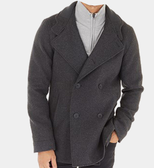 French Connection Coats Mens Dark Grey