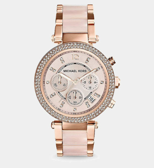 Michael Kors Watch Womens Pink Rose Gold