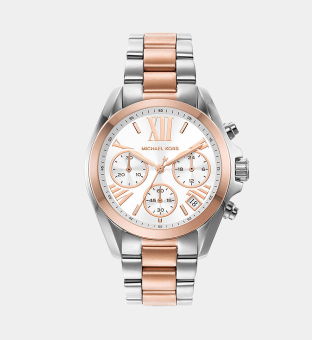 Michael Kors Watch Womens Rose Gold Silver