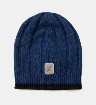 Harmont & Blaine Beanie Womens Blue Black