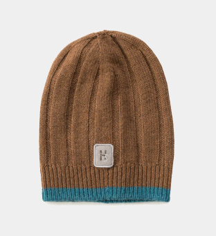 Harmont & Blaine Beanie Womens Brown Petro Blue