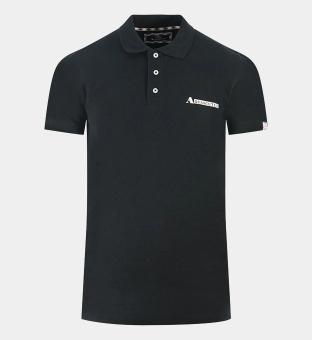 Aquascutum Polo Shirt Mens Black