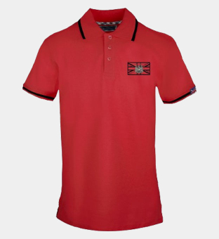 Aquascutum Polo Shirt Mens Red