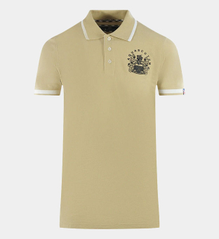 Aquascutum Polo Shirt Mens Beige