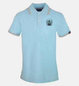 Aquascutum Polo Shirt Mens Blue