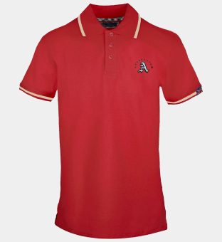 Aquascutum Polo Shirt Mens Red