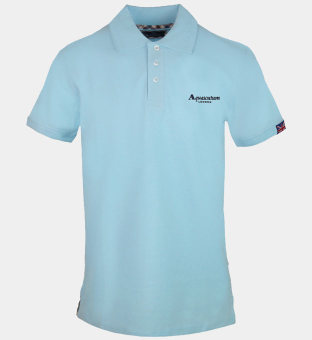 Aquascutum Polo Shirt Mens Blue