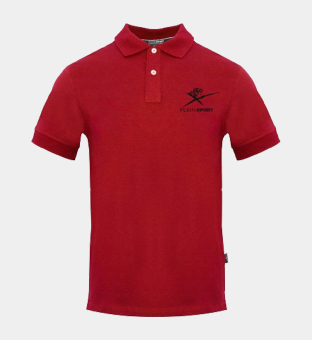 Plein Sport Polo Shirt Mens Red