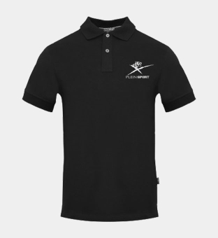 Plein Sport Polo Shirt Mens Black