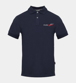 Plein Sport Polo Shirt Mens Navy 