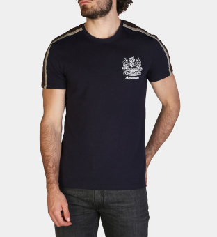 Aquascutum T-shirt Mens Blue