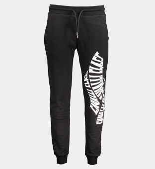 Cavalli Class Sweatpants Mens Black White