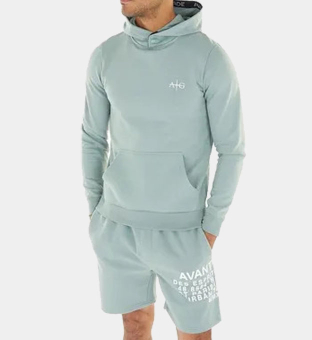 Avant Garde Hoody Mens Mint Green