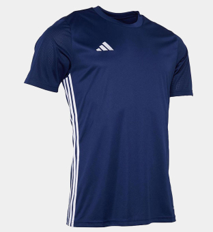 adidas T-shirt Mens Navy Blue  White